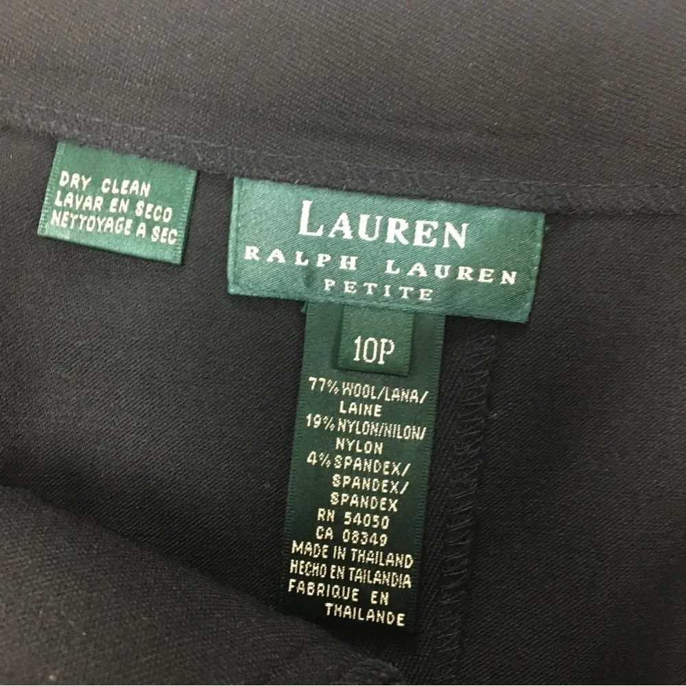 Ralph Lauren Black Skirt Mid Length 10p​​​ - Picture 3 of 6